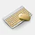 Teclado Sem Fio Bluetooth Recarregável Com Mouse - AMARELO - Imagem 1