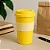 Copo Sustentável RPET 400ml Amarelo - Imagem 2