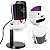 Microfone Gamer Rgb Usb Para Pc Mt1060r (BRANCO) - Imagem 2