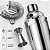 Kit Coqueteleira Profissional em Aço Inox com Suporte 12 Peç - Imagem 4