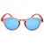 ÓCULOS DE SOL POLARIZADO CANCÚN - ROSA COM AZUL ESPELHADO - Imagem 2