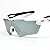 Óculos de Sol Esportivo Speed - Branco Prata Haste Preta - Imagem 2