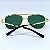 ÓCULOS DE SOL AVIADOR FOX - VERDE COM DOURADO - Imagem 4