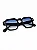 Óculos de Sol Fly - Preto Fosco com Azul Degradê - Imagem 4