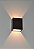 Arandela Alumínio 6208 interna ou externa para lâmpada halopim G9 - Imagem 2