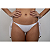 TANGA Biquini  Branco Cortininha de Amarrar Estampa 3D Snow Snake UVTRIBE - Imagem 2