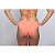 TANGA Básica Lateral Média Biquini Laranja UVTRIBE - Imagem 3