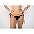TANGA Biquini Preto Ripple de Amarrar UVTRIBE - Imagem 3