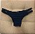 TANGA Biquini Preto de Elástico Duplo na Lateral UVTRIBE - Imagem 1