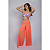 Calça Pantalona Coral em Fluity - Imagem 1