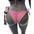 TANGA Cortininha de Amarrar Ripple com TEXTURA ROSA UVTRIBE - Imagem 3