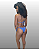TANGA Cortininha de Amarrar Ripple com TEXTURA AZUL UVTRIBE - Imagem 3