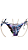 TANGA Biquini Estampa Folhas Tons Lilas UVTRIBE cortininha de Amarrar - Imagem 3