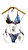 Top Cortininha Estampa Folhas Tons Lilas UVTRIBE - Imagem 1