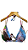 Top Cortininha Estampa Folhas Tons Lilas UVTRIBE - Imagem 2