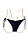 TANGA Cortininha de Amarrar Ripple AZUL MARINHO ANIMAL PRINT UVTRIBE - Imagem 3