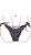 TANGA cortininha com fru fru quadriculado lilas UVTRIBE - Imagem 1