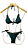 TANGA cortininha com fru fru verde UVTRIBE - Imagem 2