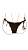 TANGA cortininha com fru fru marrom UVTRIBE - Imagem 3