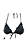 Top Cortininha com fru fru verde animal print UVTRIBE - Imagem 1