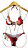Top Cortininha com fru fru 3 cores UVTRIBE - Imagem 1