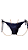 TANGA cortininha com fru fru azul animal print UVTRIBE - Imagem 1