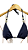 Top Cortininha animal print azul com pedraria UVTRIBE - Imagem 1