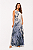 Vestido linha resort em viscose estampa resort com bolso lateral sem manga - TAM único - Imagem 2