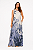 Vestido linha resort em viscose estampa resort com bolso lateral sem manga - TAM único - Imagem 1