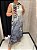 Vestido linha resort em viscose estampa resort com bolso lateral sem manga - TAM único - Imagem 2