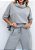 Conjunto de blusa com gola e calça em moletom - TAM GG - Imagem 3