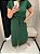 Conjunto de blusa e saia em viscose verde - TAM M - Imagem 1