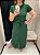 Conjunto de blusa e saia em viscose verde - TAM M - Imagem 2