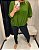 Blusa Ampla Manga Morcego de Amarrar na Cintura em lazinha de Viscose cor Verde - Imagem 2