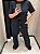 Conjunto em viscose canelada Preto - Imagem 1