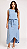 Conjunto Blusa e Saia Azul Claro - Imagem 1