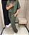 Conjunto Blusa com calça em malha textura Verde - Imagem 2