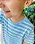 CAMISETA LISTRADA INFANTIL PREMIUM - KEY BLUE. - Imagem 5