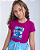 CONJUNTO INFANTIL BLUSA/SHORT MENINA VERDE VERÃO - STITCH LILÁS - Imagem 5