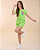 CONJUNTO INFANTIL BLUSA/SHORT MENINA VERDE VERÃO - PEQUENA SEREIA. - Imagem 5