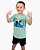 CONJUNTO INFANTIL BLUSA/SHORT MENINO VERDE VERÃO - PRAIA. - Imagem 1