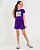 CONJUNTO INFANTIL BLUSA/SHORT MENINA VERÃO - BOBBIE GOODS ROXO. - Imagem 4