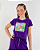 CONJUNTO INFANTIL BLUSA/SHORT MENINA VERÃO - BOBBIE GOODS ROXO. - Imagem 2