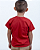 DUPLICADO - CAMISETA BÁSICA INFANTIL MASCULINO - VERMELHA. - Imagem 3