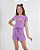 CONJUNTO INFANTIL BLUSA/SHORT MENINA VERÃO - BOBBIE GOODS LAVANDA. - Imagem 1