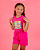 CONJUNTO INFANTIL BLUSA/SHORT MENINA VERÃO - BOBBIE GOODS PINK. - Imagem 3