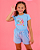 CONJUNTO INFANTIL BLUSA/SHORT MENINA VERÃO - BLUEY BEST OF FRIENDS. - Imagem 2