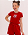 CONJUNTO INFANTIL BLUSA/SHORT MENINA VERÃO - HELLO KITTY VERMELHO. - Imagem 1