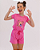 CONJUNTO INFANTIL BLUSA/SHORT MENINA VERÃO - URSINHO BOBBIE GOODS ROSA. - Imagem 3