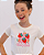 CONJUNTO INFANTIL BLUSA/SHORT MENINA VERÃO - MORANGUINHOS BERRY GOOD. - Imagem 2